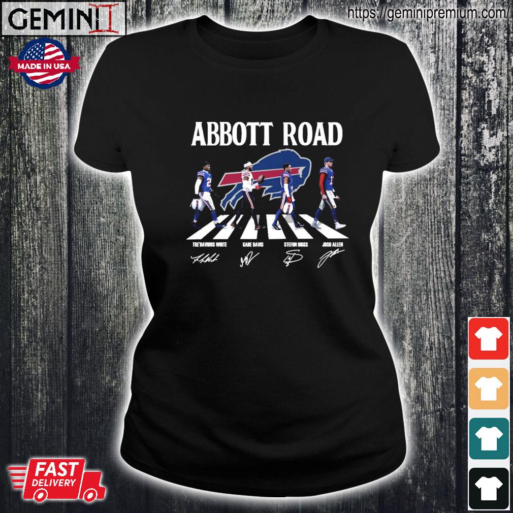 Abbott Road Buffalo Bills Signatures T-shirt,Sweater, Hoodie, And Long  Sleeved, Ladies, Tank Top