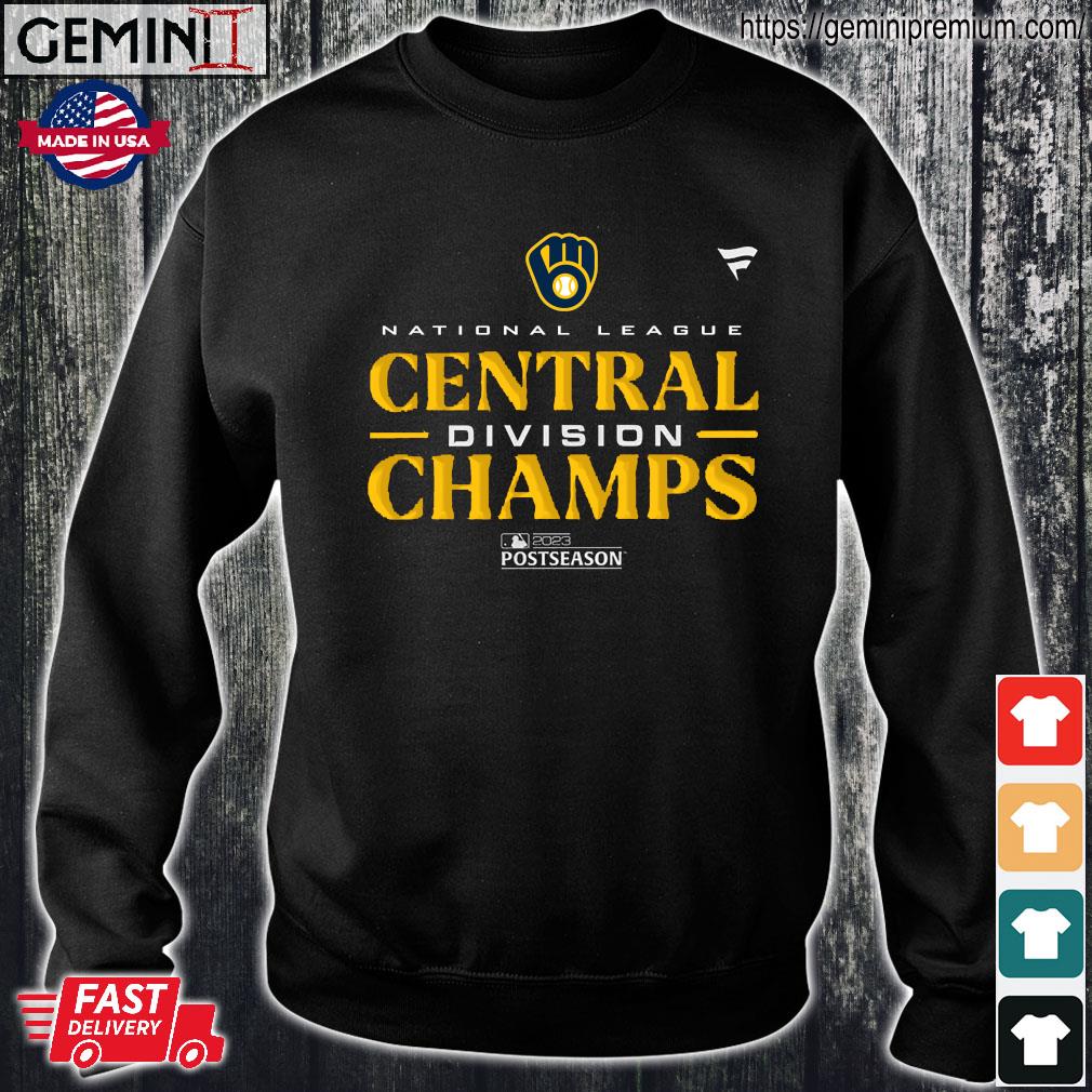 2023 Milwaukee Brewers NL Central Division Champions Shirt, hoodie,  sweater, long sleeve and tank top