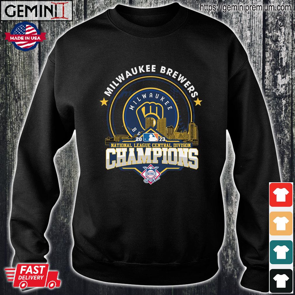 Milwaukee Brewers 2023 NL Central Division Champions Skyline shirt