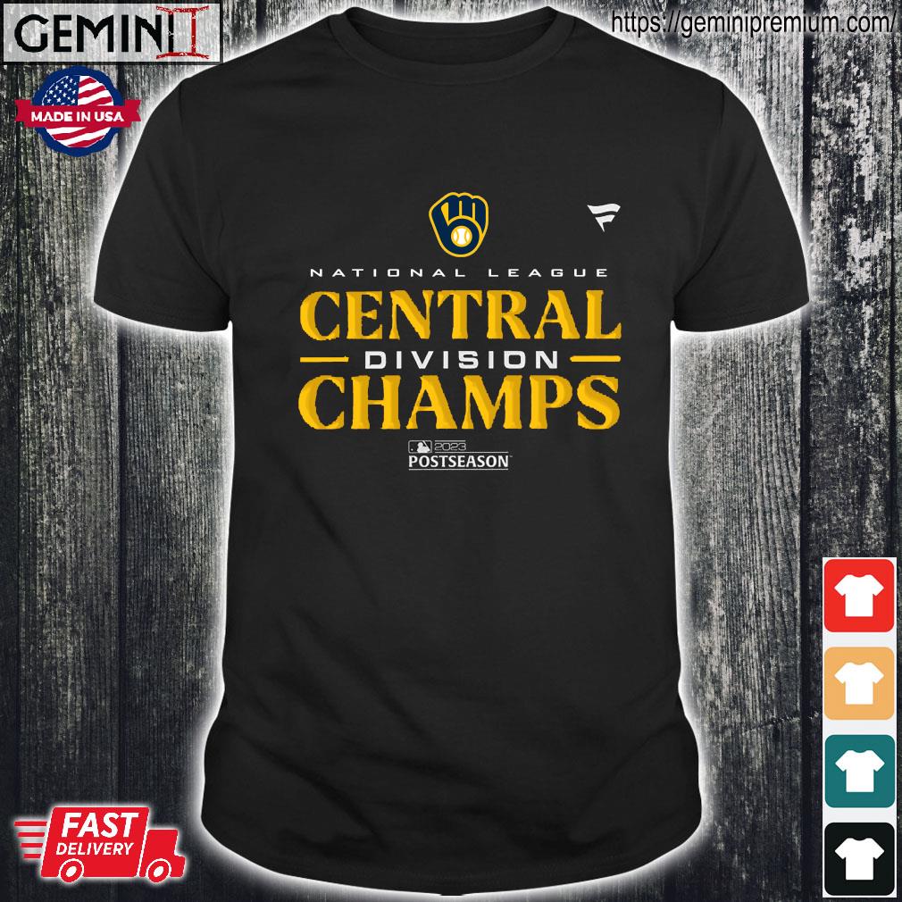Milwaukee Brewers Nl Central Champs Cinched T-shirt,Sweater