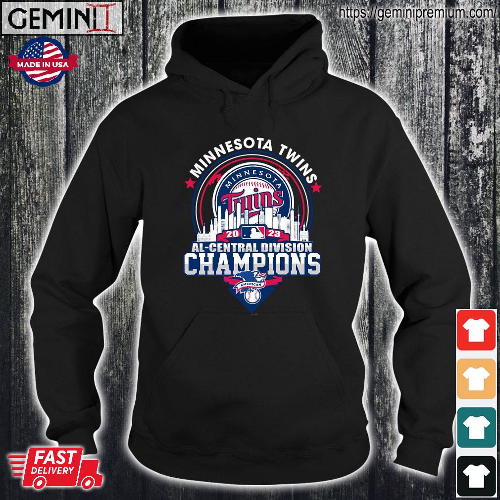 Official minnesota Twins 2023 Al Central Division Champions Skyline shirt,  hoodie, sweatshirt for men and women