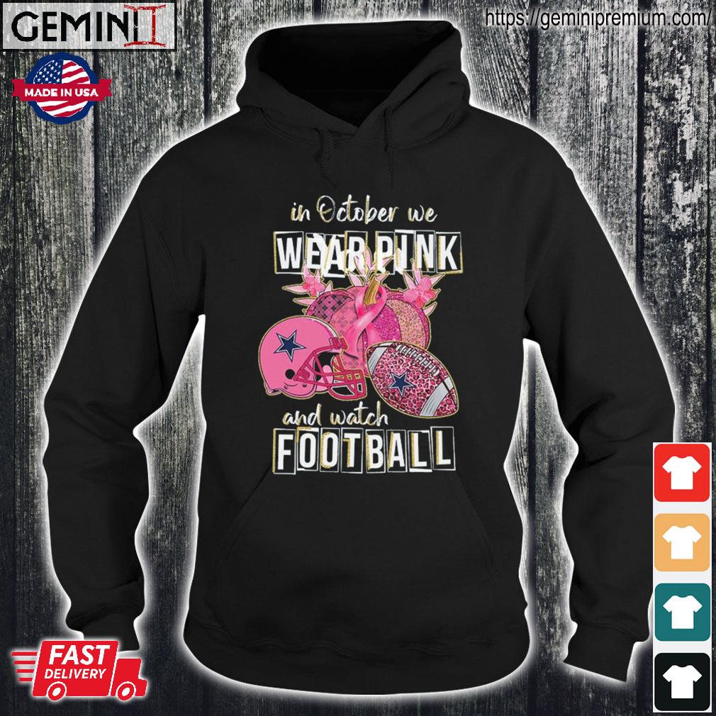 Official dallas Cowboys October We Wear Pink Snoopy Peanuts Shirt