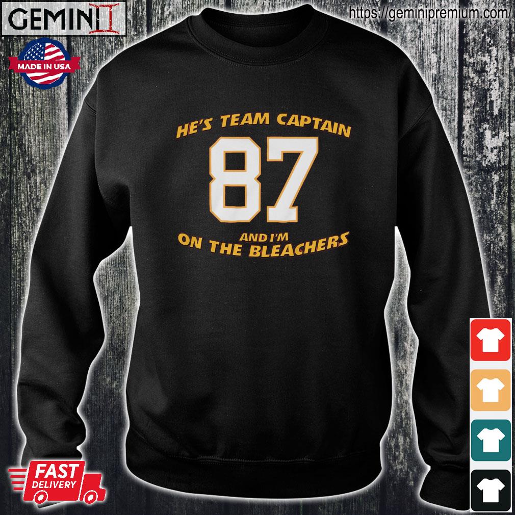 Official he's Team Captain And I'm On The Bleachers Shirt, hoodie, sweater,  long sleeve and tank top