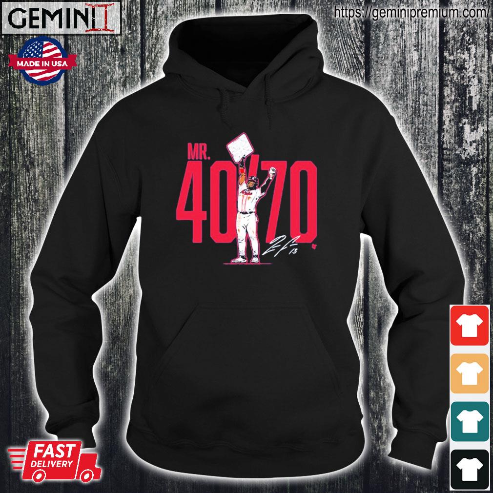 Ronald Acuña Jr. Mr. Steal your base funny shirt, hoodie, sweater