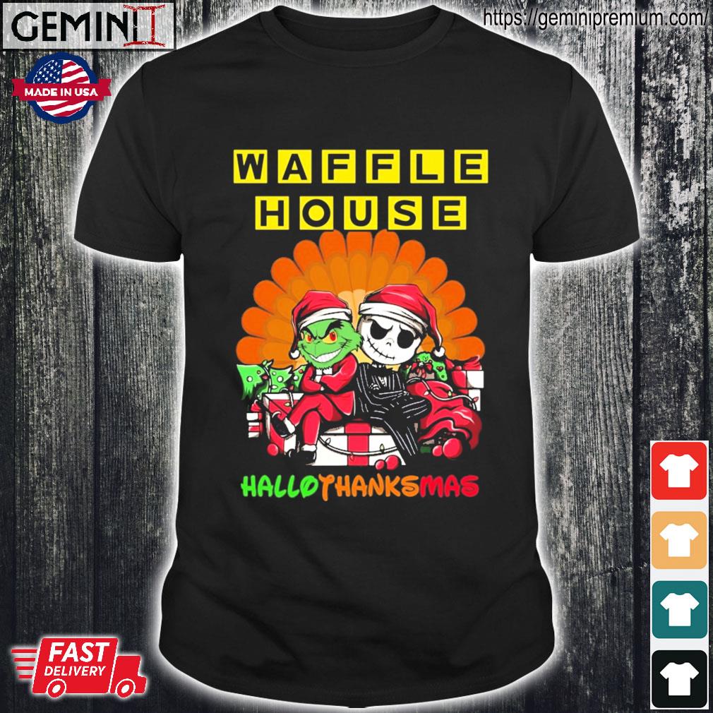 The Grinch Waffle House Hallothanksmas 2023 Shirt, hoodie