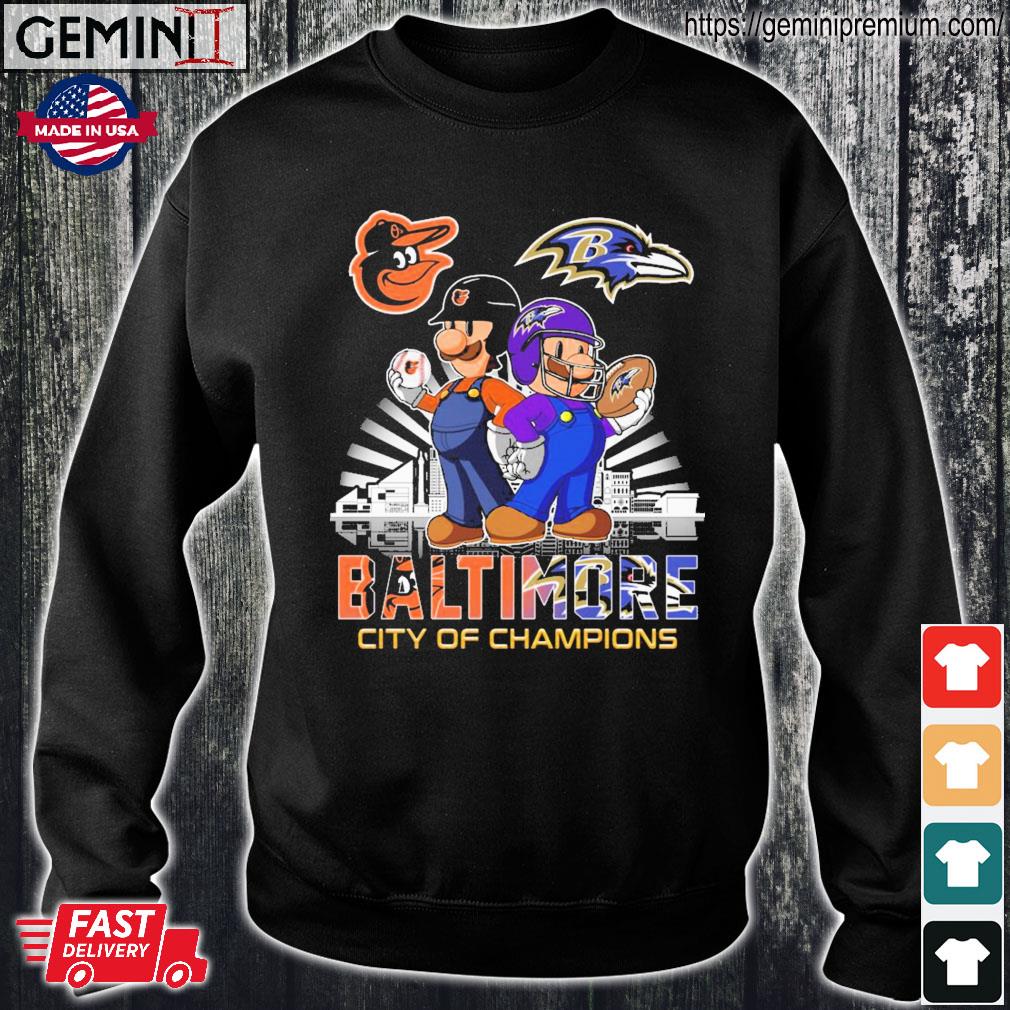 Baltimore City Of Champions Mario Baltimore Ravens And Mario