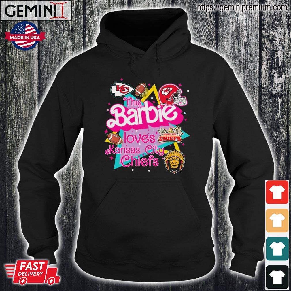 This Barbie Loves Kansas City Chiefs shirt, hoodie, sweater, long sleeve  and tank top