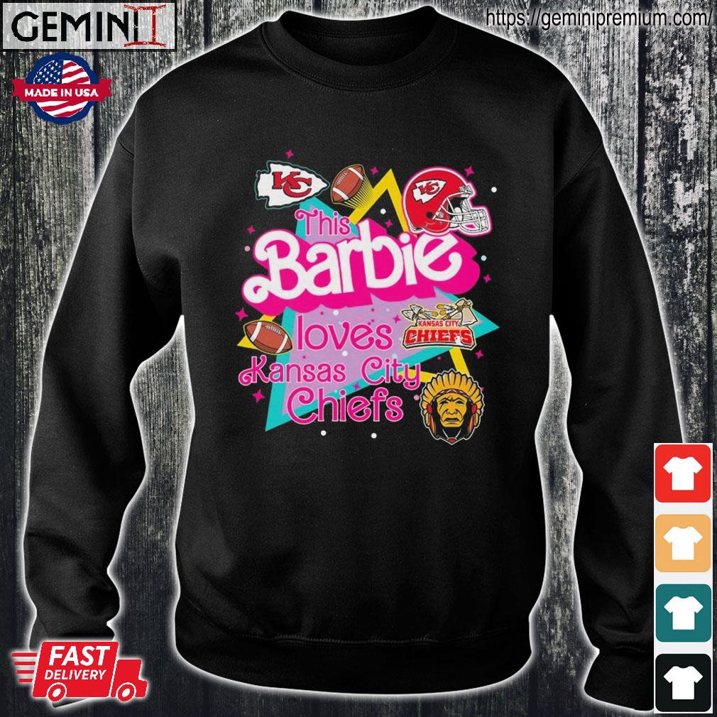 This Barbie Loves Kansas City Chiefs shirt, hoodie, sweater, long sleeve  and tank top