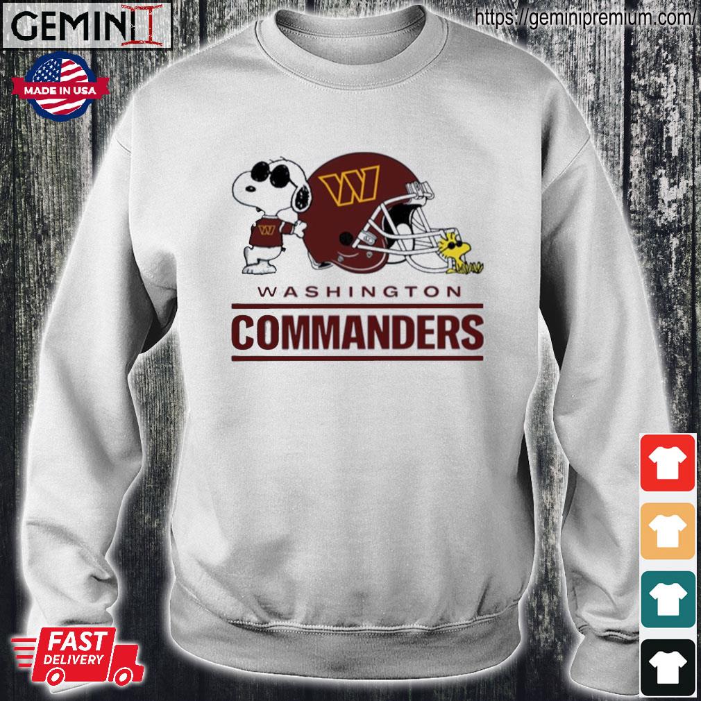 Washington Commanders Snoopy and Charlie Brown Peanuts shirt, hoodie,  sweater, long sleeve and tank top