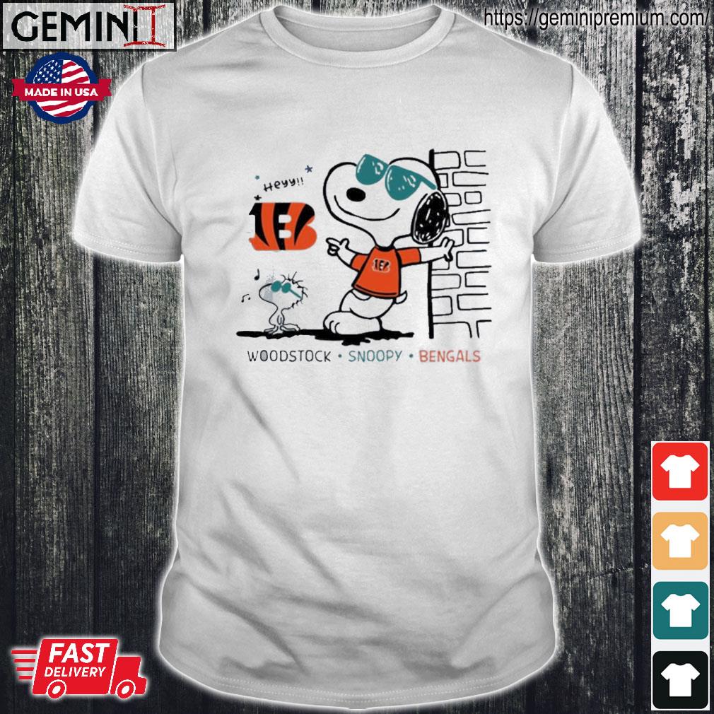 Woodstock Snoopy Bengals Shirt, hoodie, longsleeve, sweatshirt, v