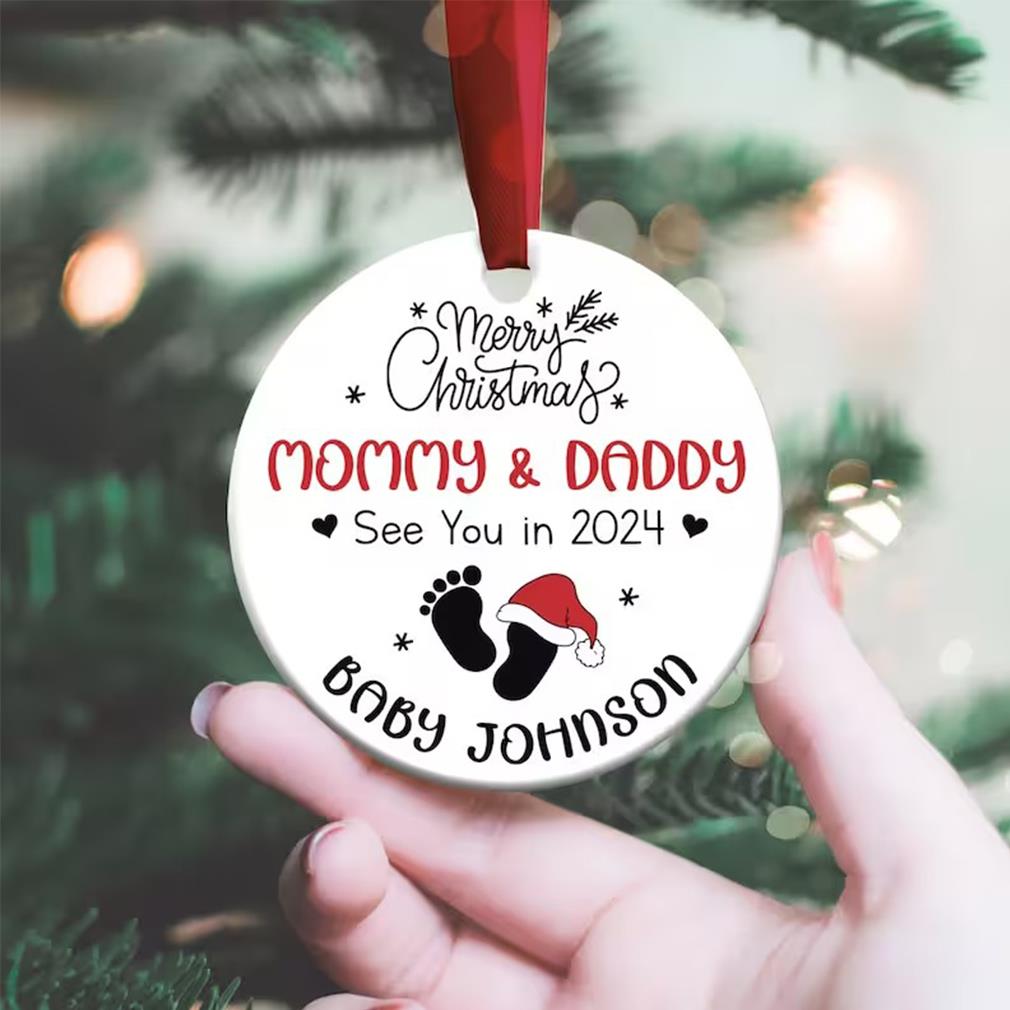 Christmas ornament best sale for expecting parents