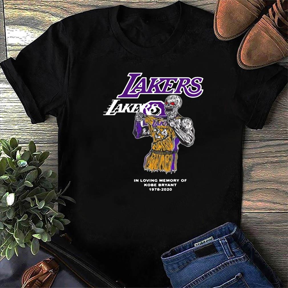 lakers kobe skeleton shirt