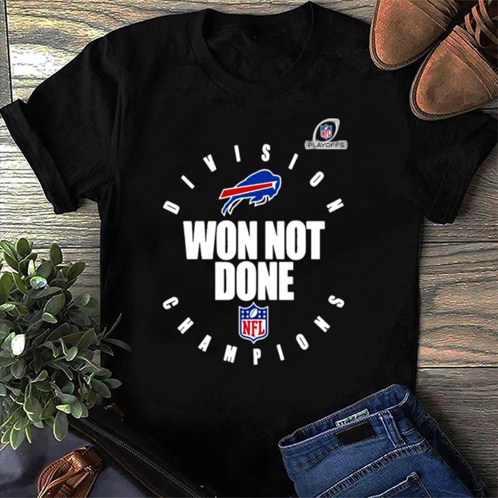 Buffalo bills afc east champions 2021 won not done shirt, hoodie, sweater,  long sleeve and tank top